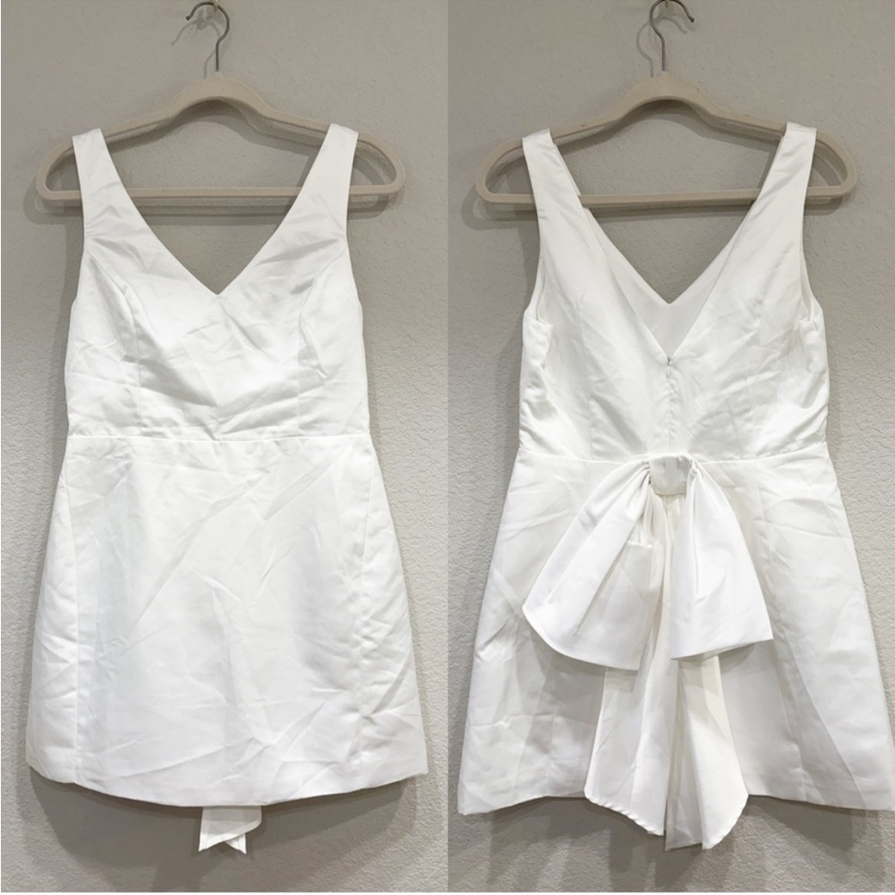 Lulus Charming Celebration Bow Mini Dress - Picture 3 of 3